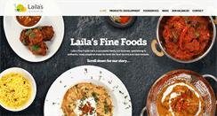 Desktop Screenshot of lailasfinefoods.co.uk