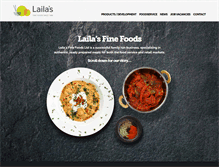 Tablet Screenshot of lailasfinefoods.co.uk